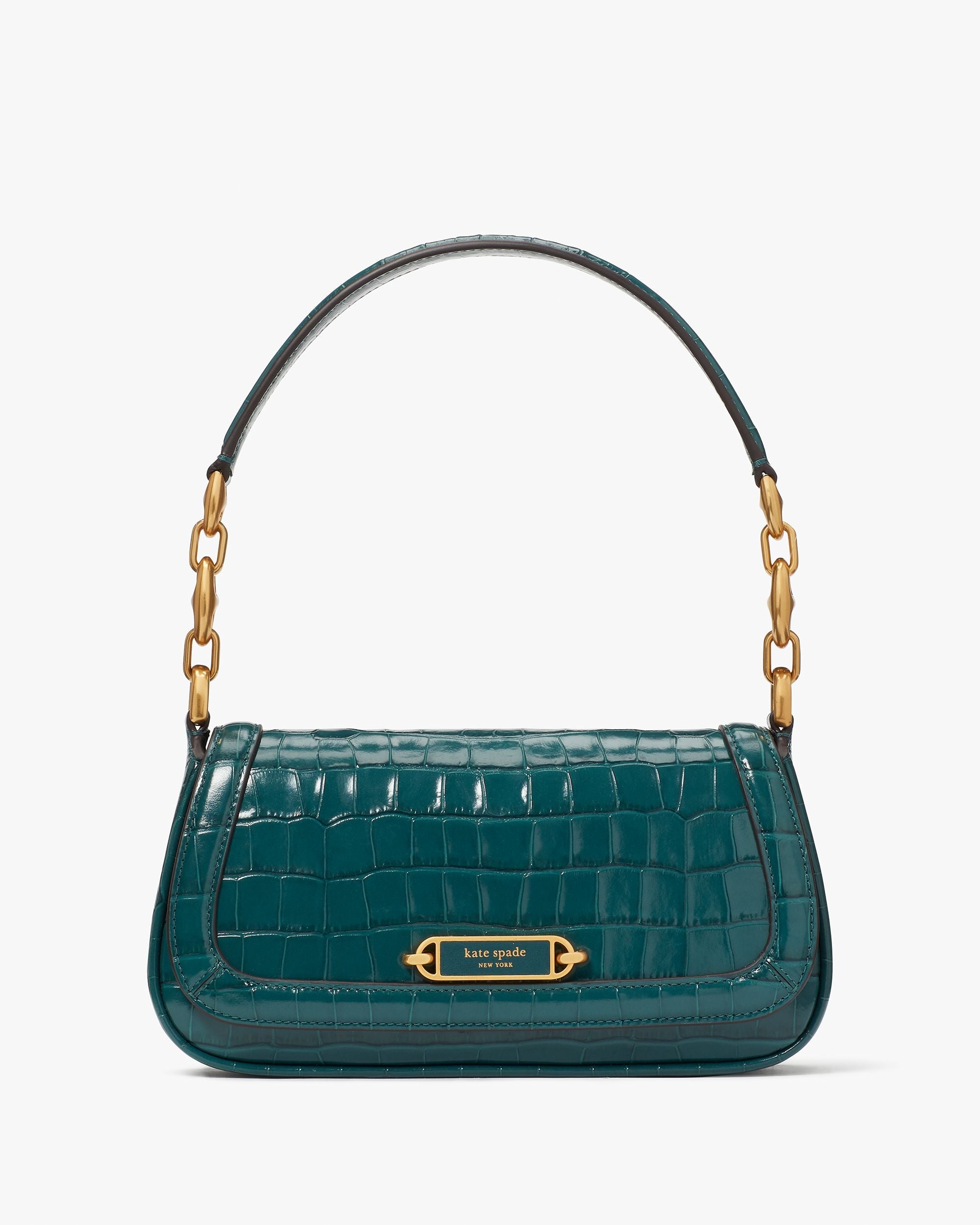 KE178-gcy croc sm s-Artesian Green