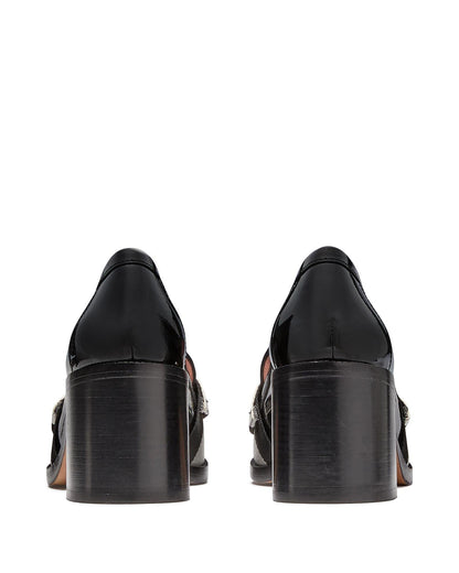 KE313-Leandra Loafer Pumps-Black Multi