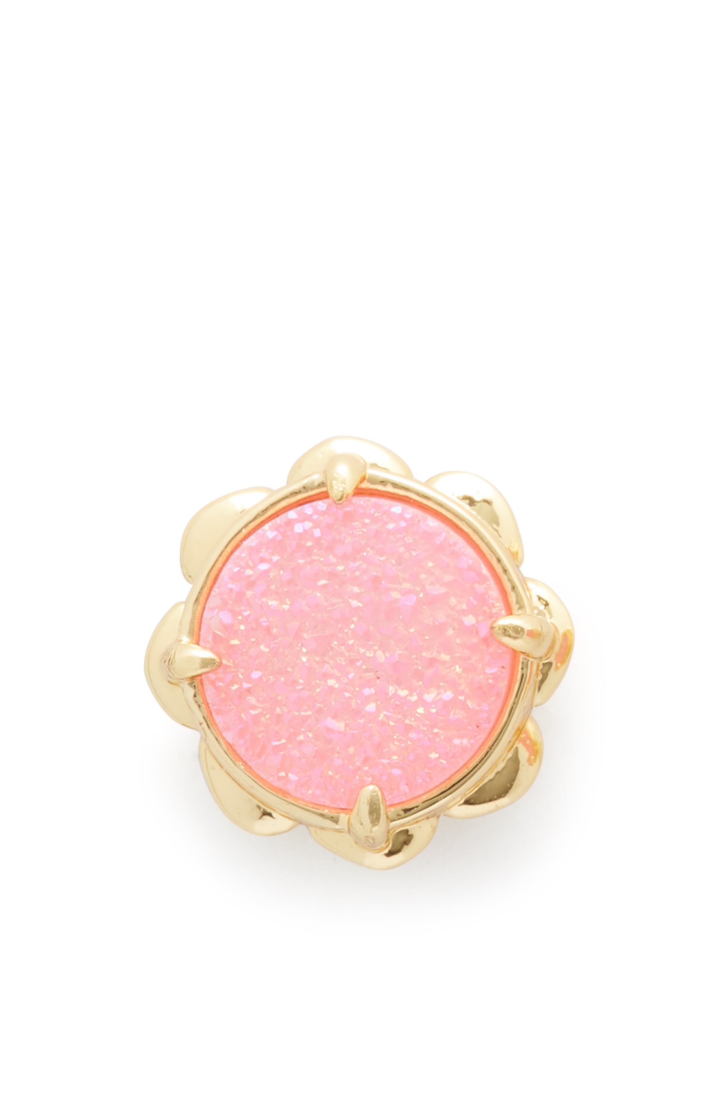 KF093-Glam Gems Studs-Pink/Gold