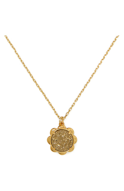 KF111-Glam Gems Pendant-White Gold