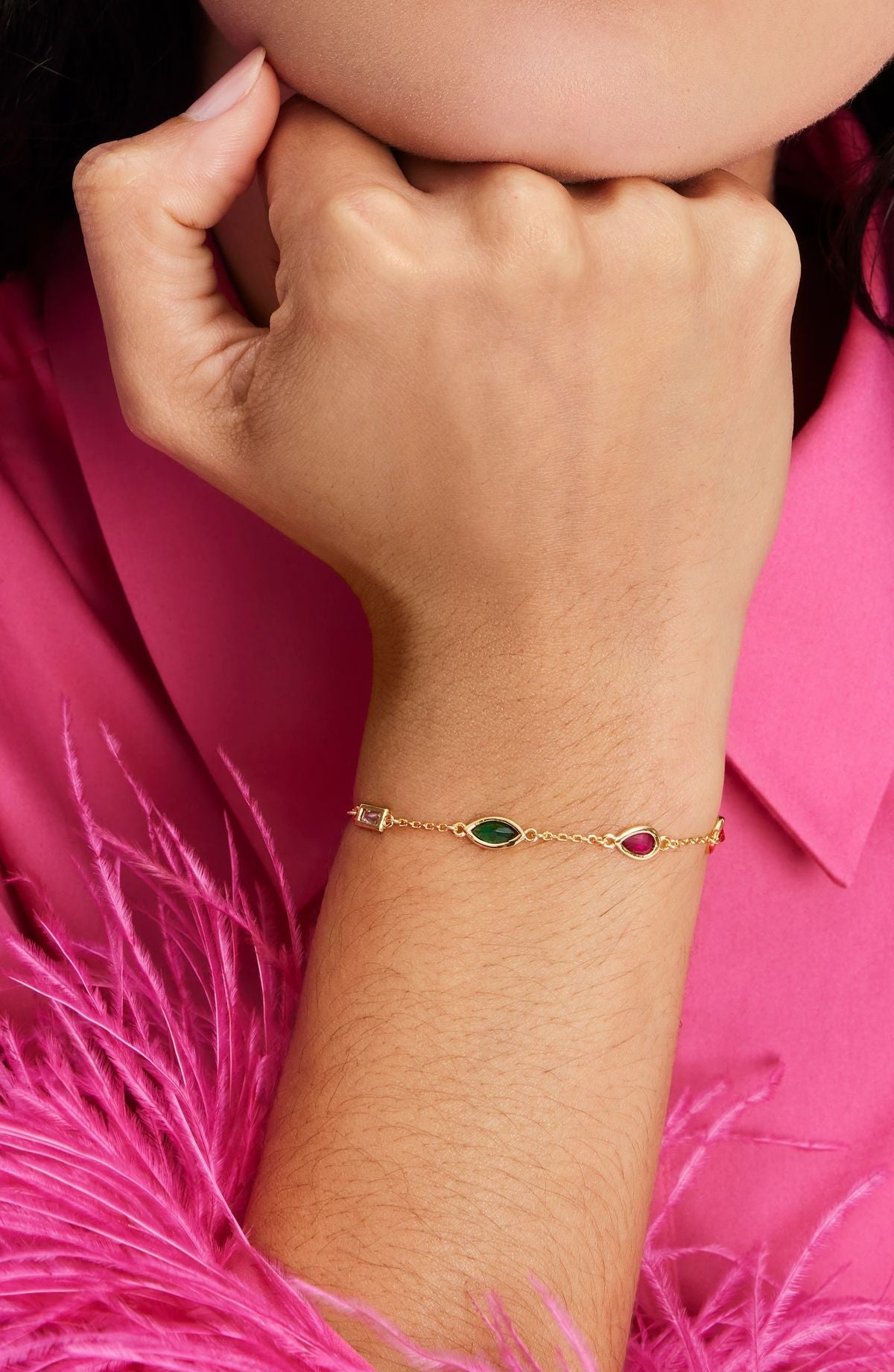 KF183-Showtime Delicate Bracelet-Multi