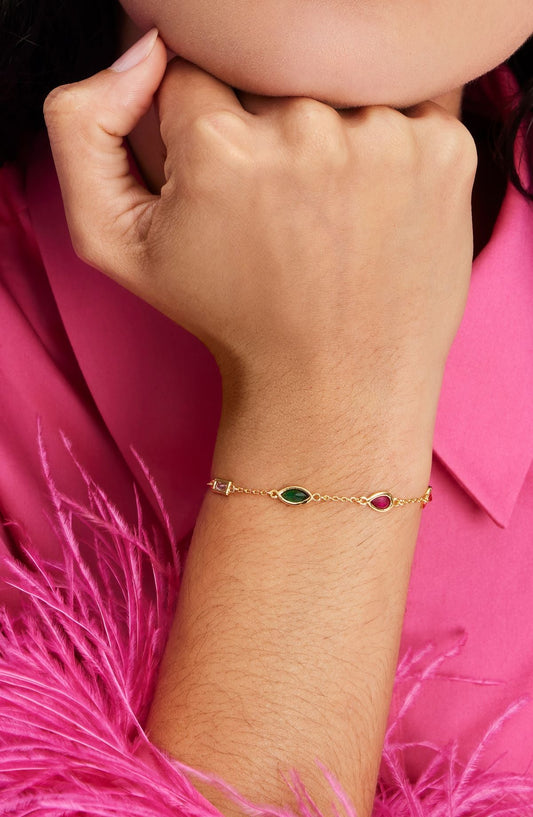 KF183-Showtime Delicate Bracelet-Multi