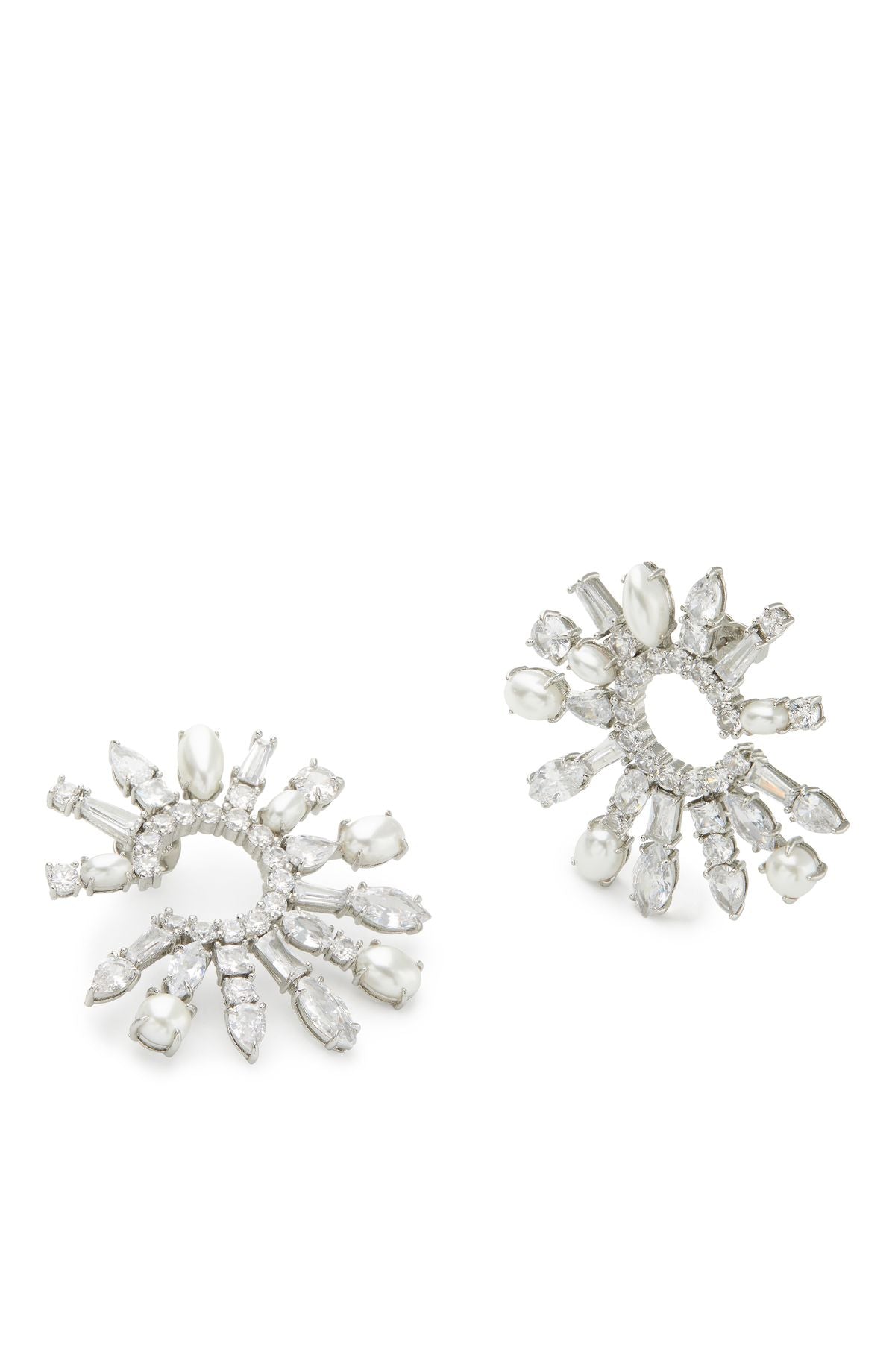 KF197-Showtime Statement Hoops-Clear/Silver