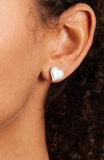 KF234-Take Heart Studs Boxed Set-Clear/Silver