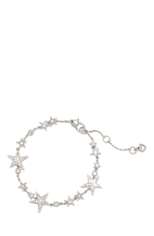 KF241-tennis bracelet-Clear/Silver