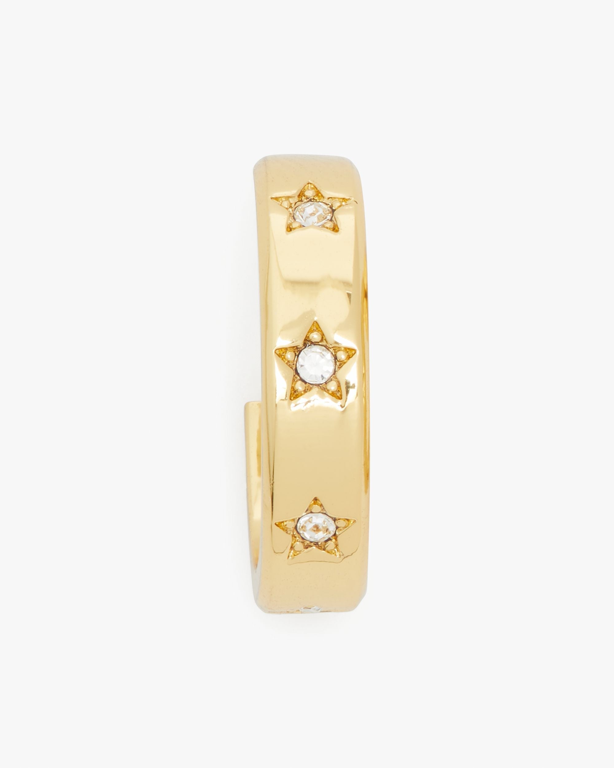 KF253-Set In Stone Star Huggies-Clear/Gold