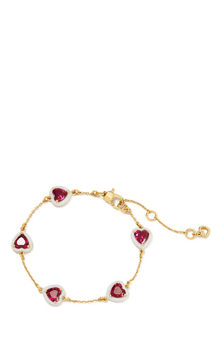 KF267-line bracelet-Red Multi