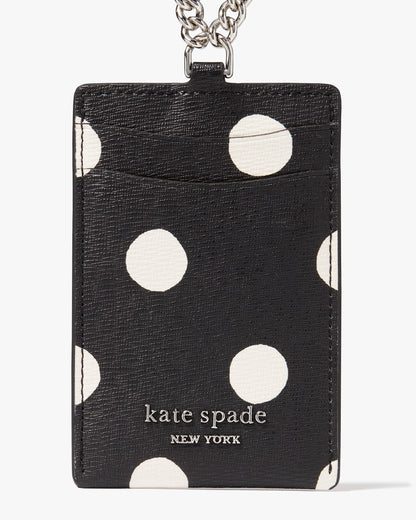 kf585_Morgan Sunshine Dot Lanyard_Black Multi