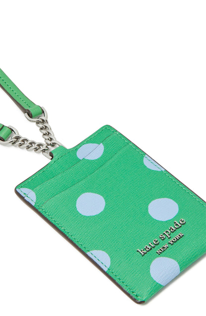 kf585_Morgan Sunshine Dot Lanyard_Candy Grass Multi