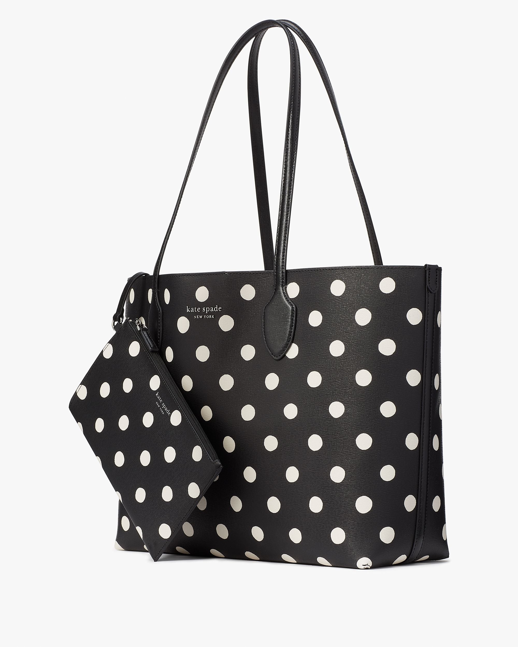 Bleecker Sunshine Dot Large Tote-KF587-Black Multi
