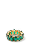 KF614-Candy Shop Oval Ring-Emerald
