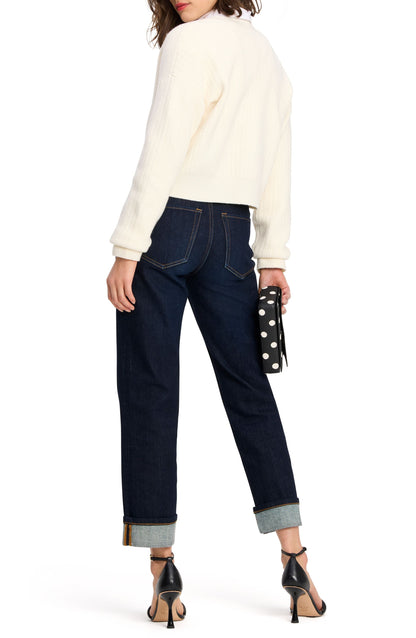 Ribbed Pearl Cardigan