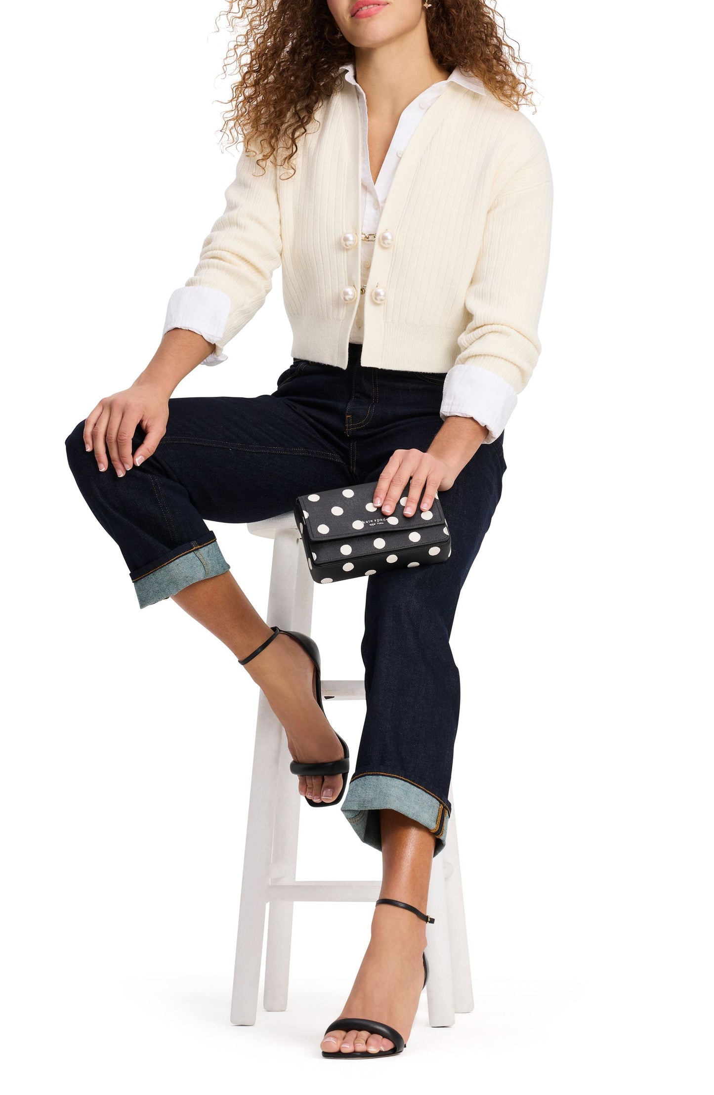 Ribbed Pearl Cardigan