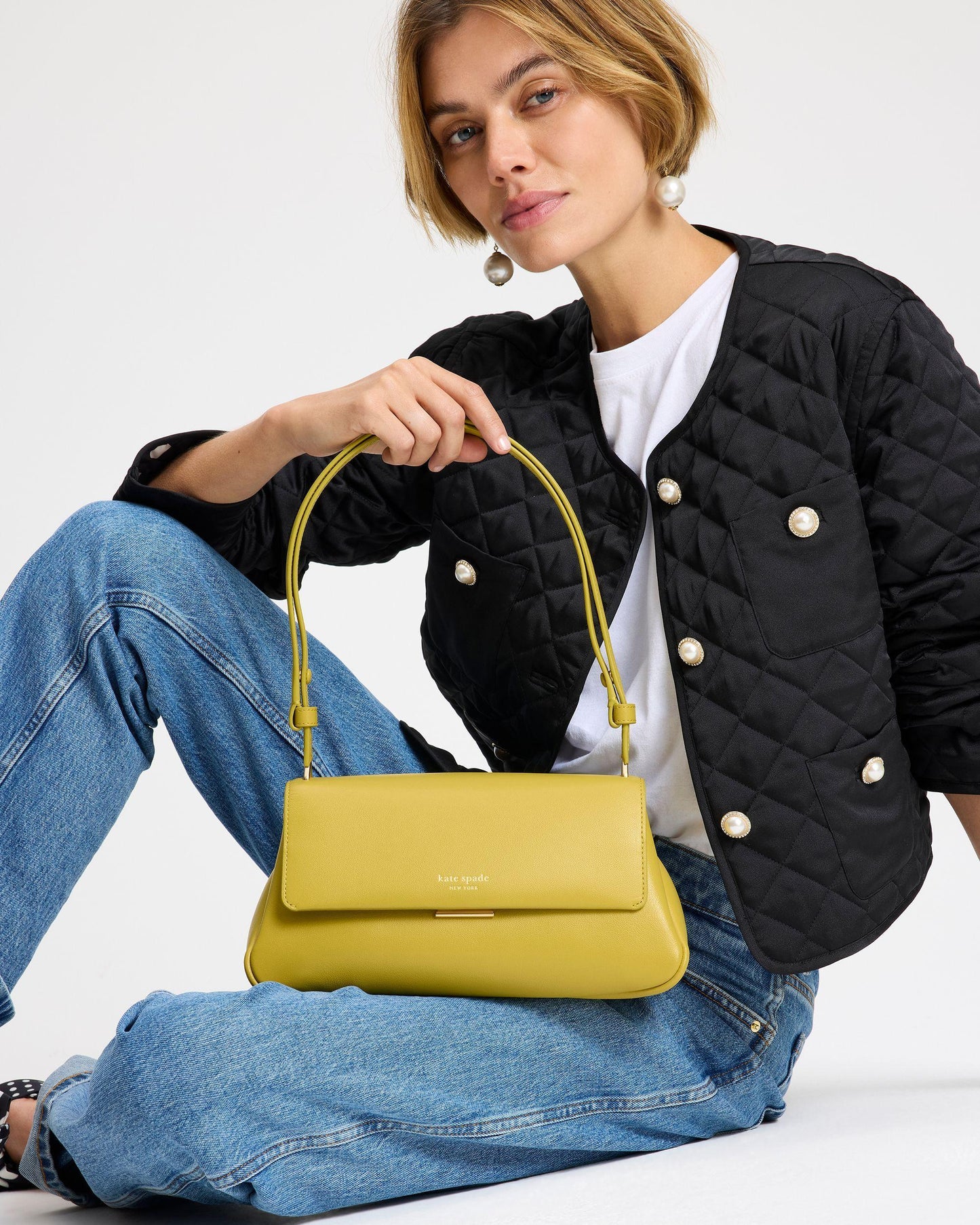 Grace Fine Grain Leather Shoulder Bag