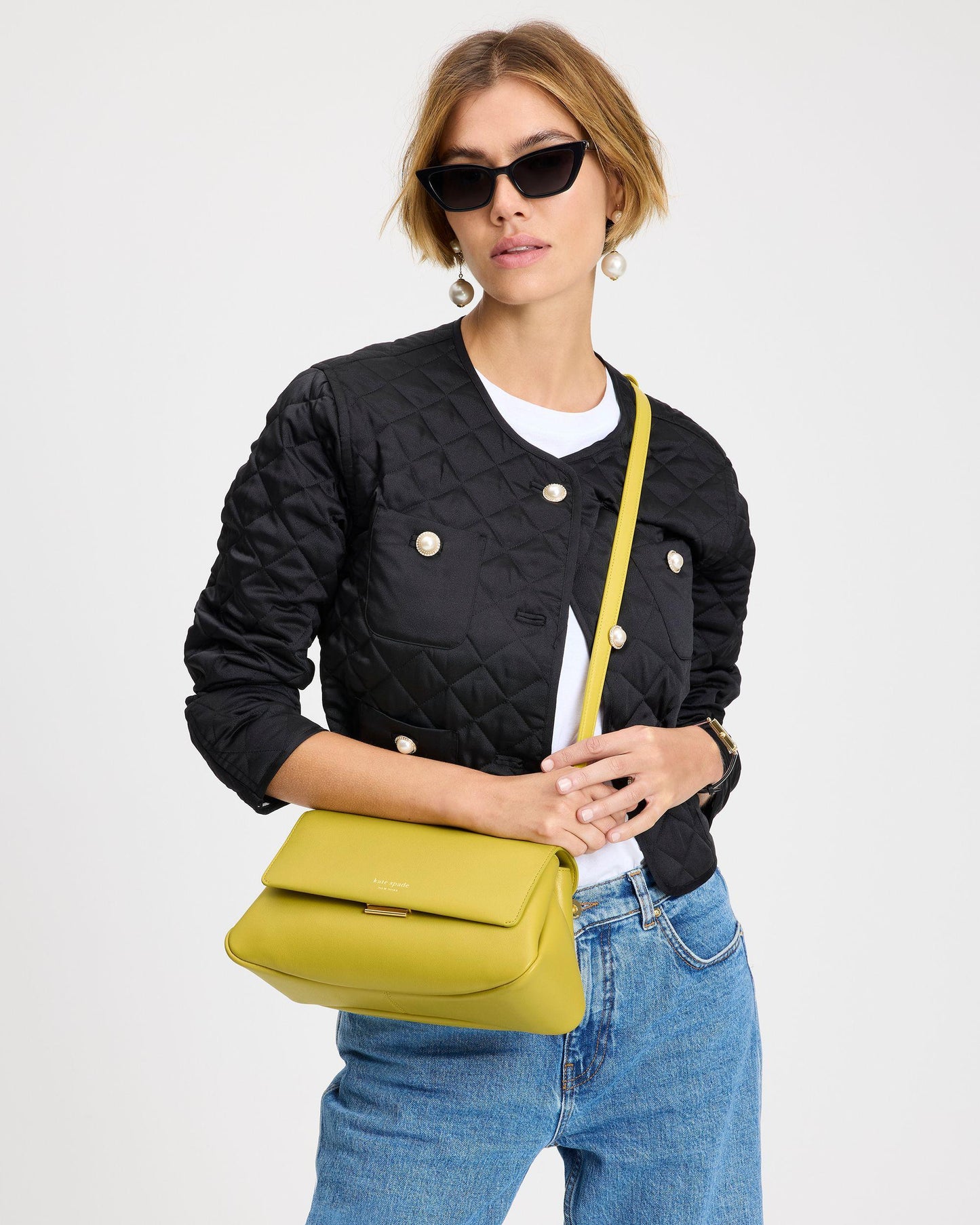 Grace Fine Grain Leather Shoulder Bag