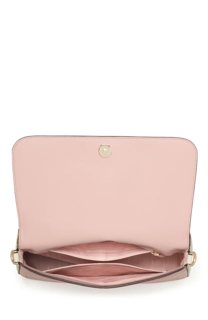 Hudson Colorblocked Flap Shoulder Bag