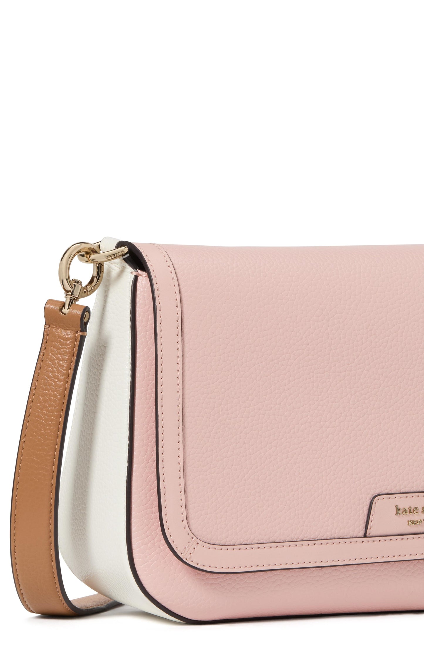 Hudson Colorblocked Flap Shoulder Bag
