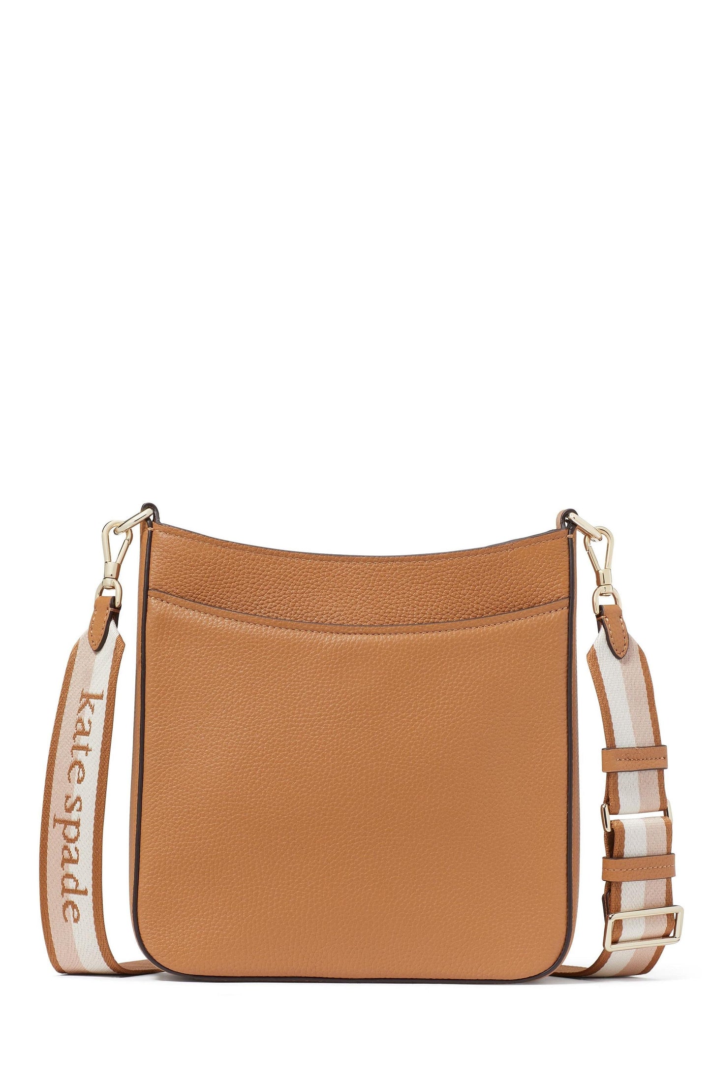 Hudson Pebbled Leather Large Messenger Crossbody