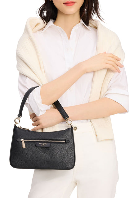 Hudson Pebbled Leather Convertible Crossbody