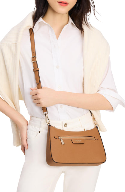 Hudson Pebbled Leather Convertible Crossbody