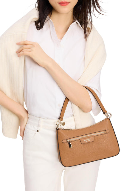Hudson Pebbled Leather Convertible Crossbody