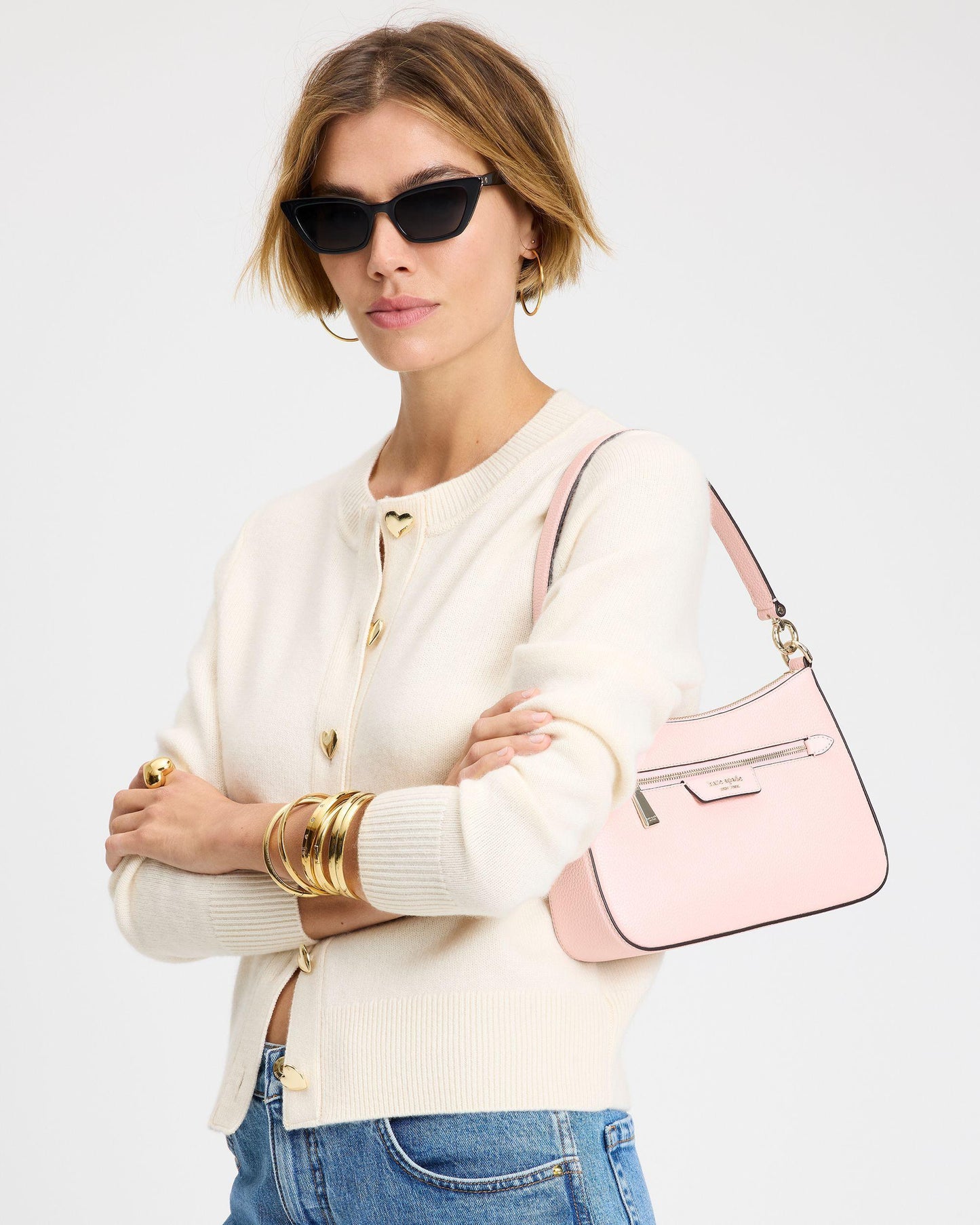 Hudson Pebbled Leather Convertible Crossbody