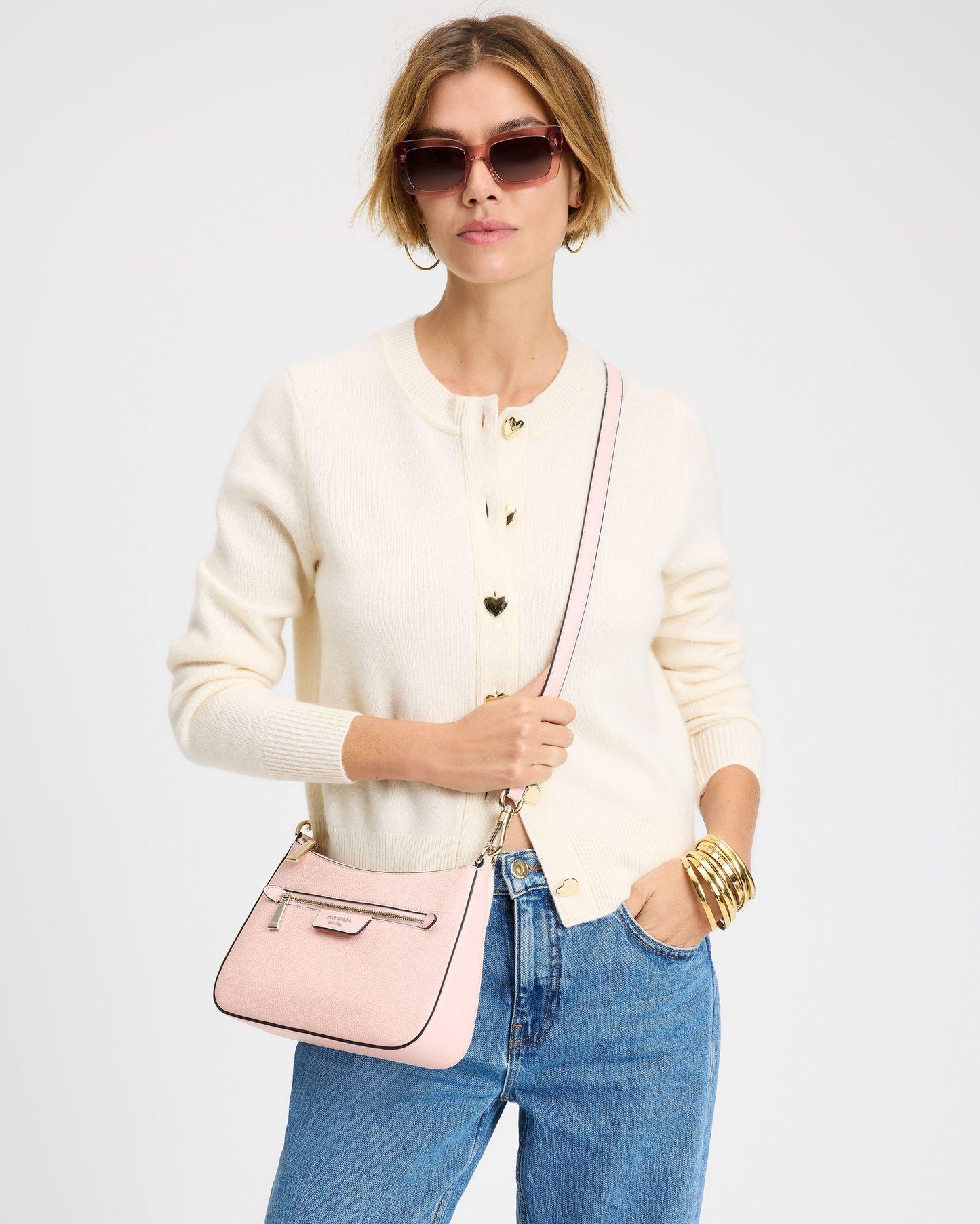 Hudson Pebbled Leather Convertible Crossbody