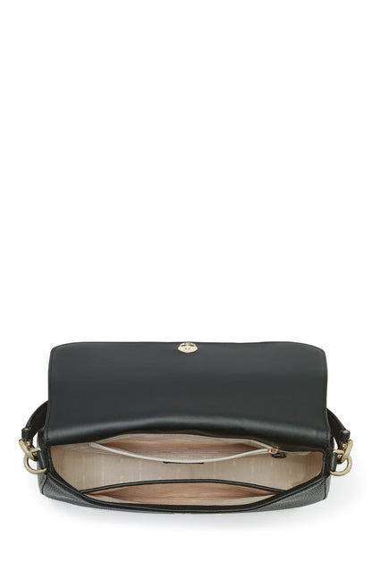 Hudson Pebbled Leather Flap Shoulder Bag