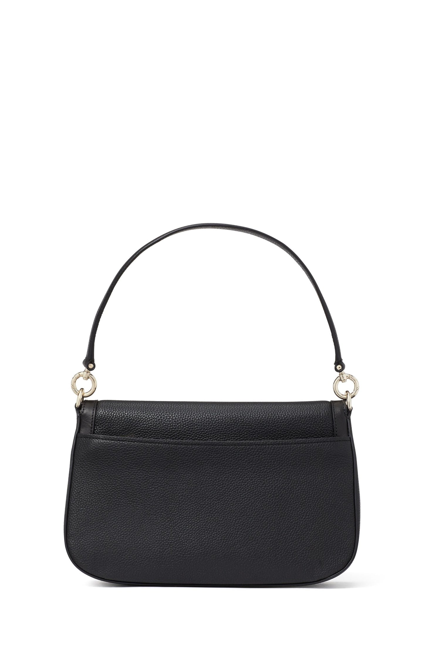 Hudson Pebbled Leather Flap Shoulder Bag