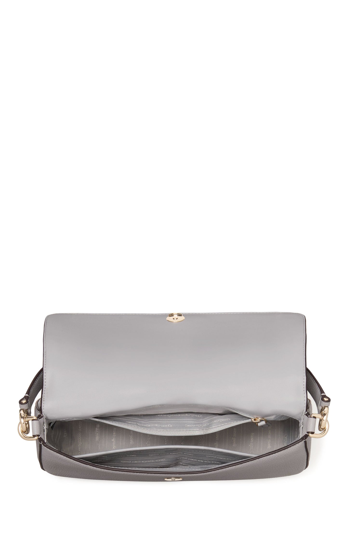Hudson Pebbled Leather Flap Shoulder Bag