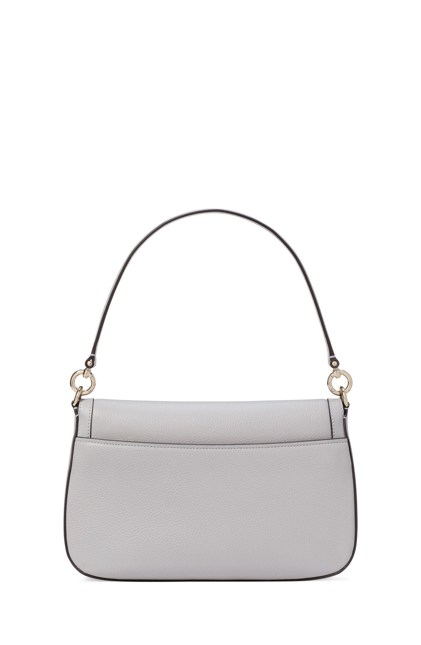 Hudson Pebbled Leather Flap Shoulder Bag