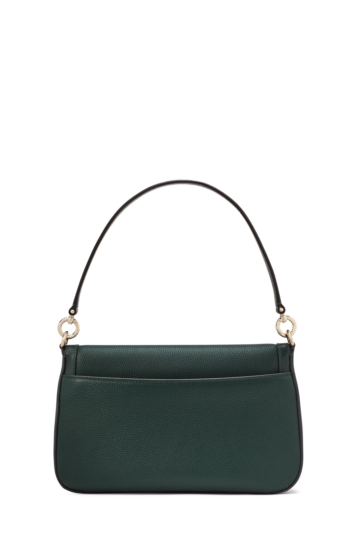 Hudson Pebbled Leather Flap Shoulder Bag