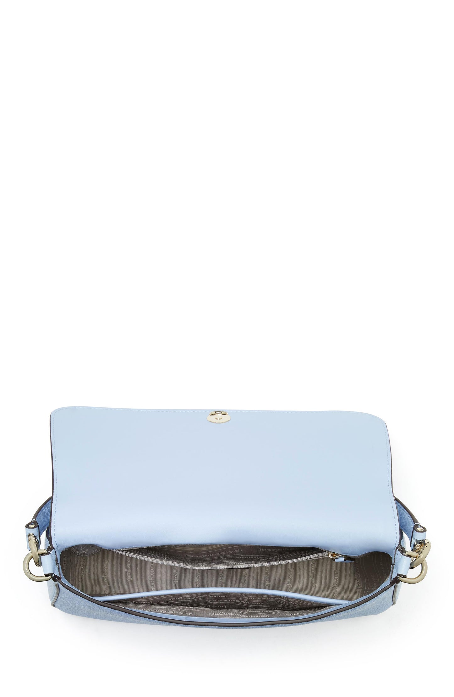 Hudson Pebbled Leather Flap Shoulder Bag