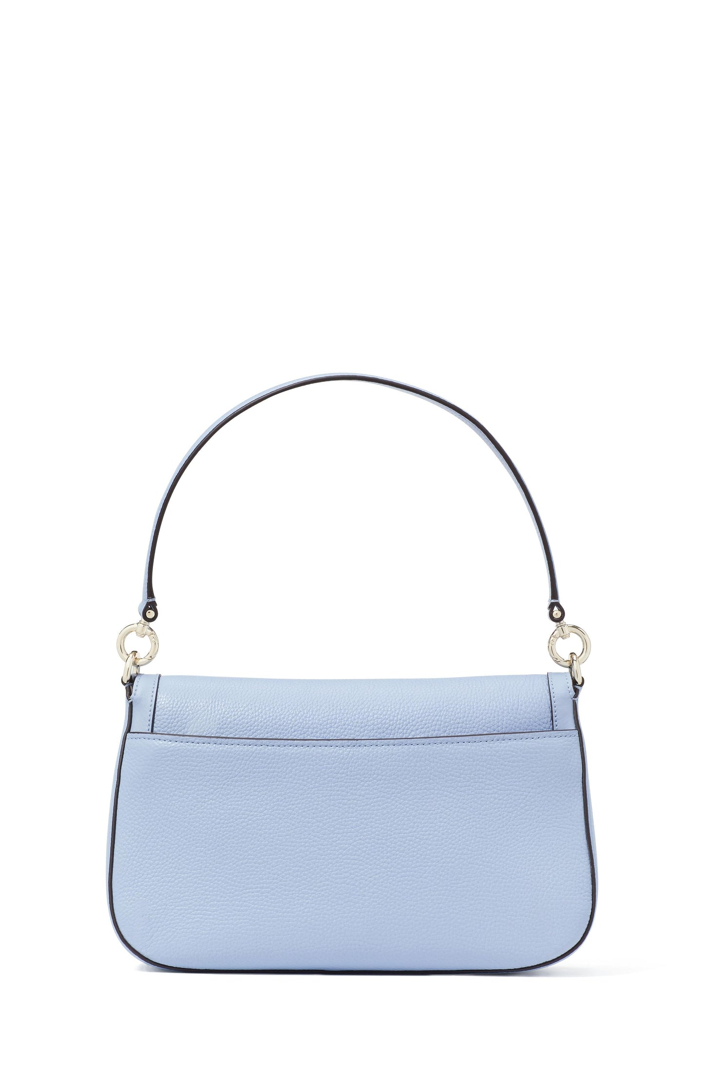 Hudson Pebbled Leather Flap Shoulder Bag