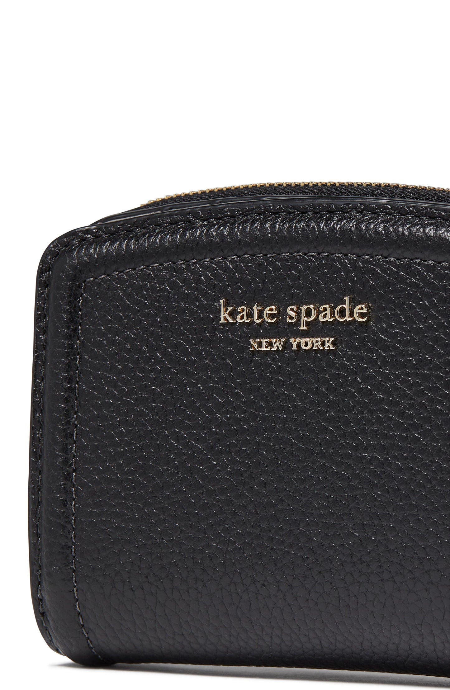 KF937-Ava Zip Bifold Wallet-Black