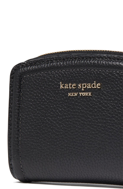 KF937-Ava Zip Bifold Wallet-Black