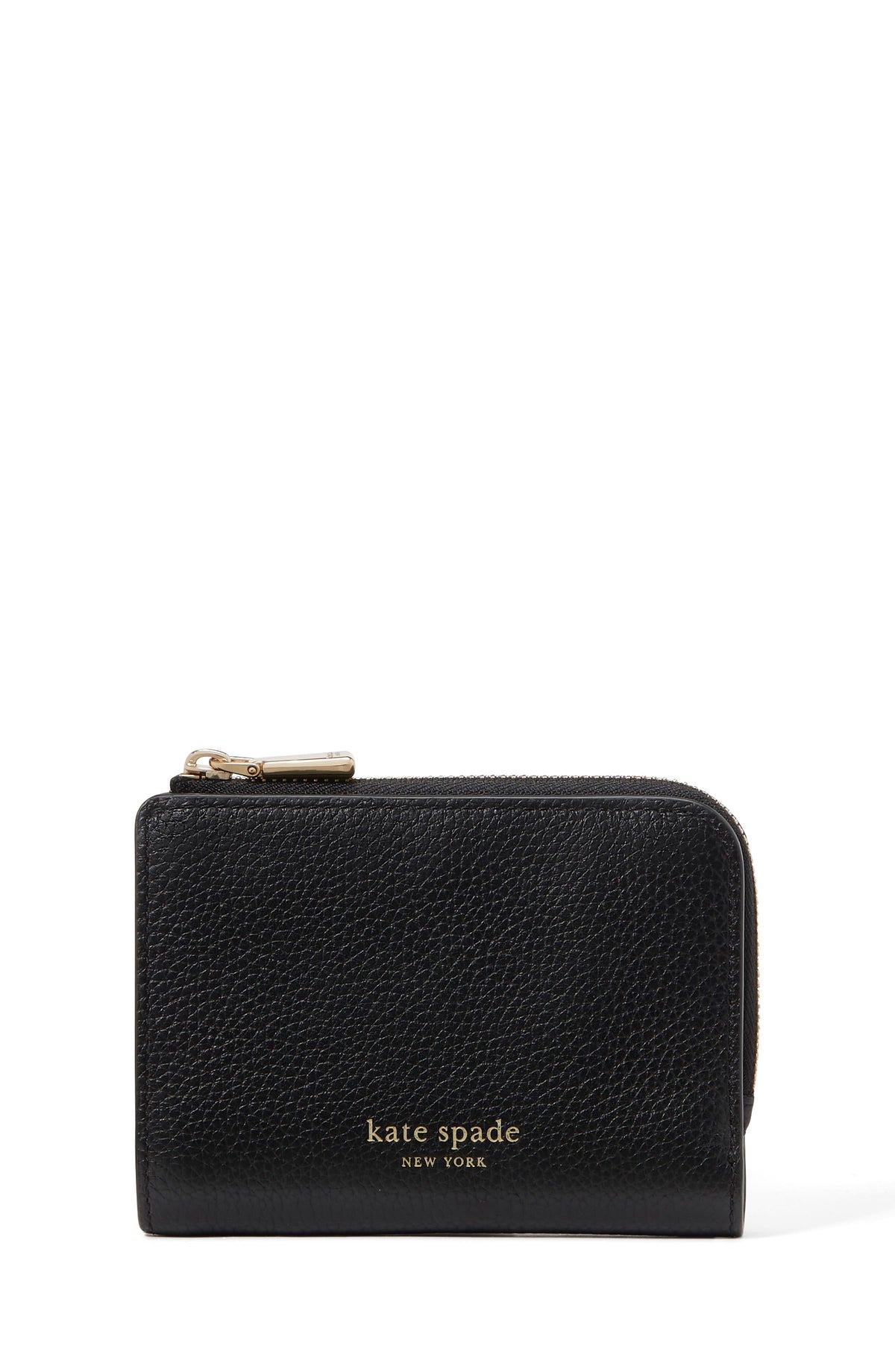 KF937-Ava Zip Bifold Wallet-Black