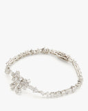 KG246-Happily Ever After Tennis Bracelet-Clear/Silver