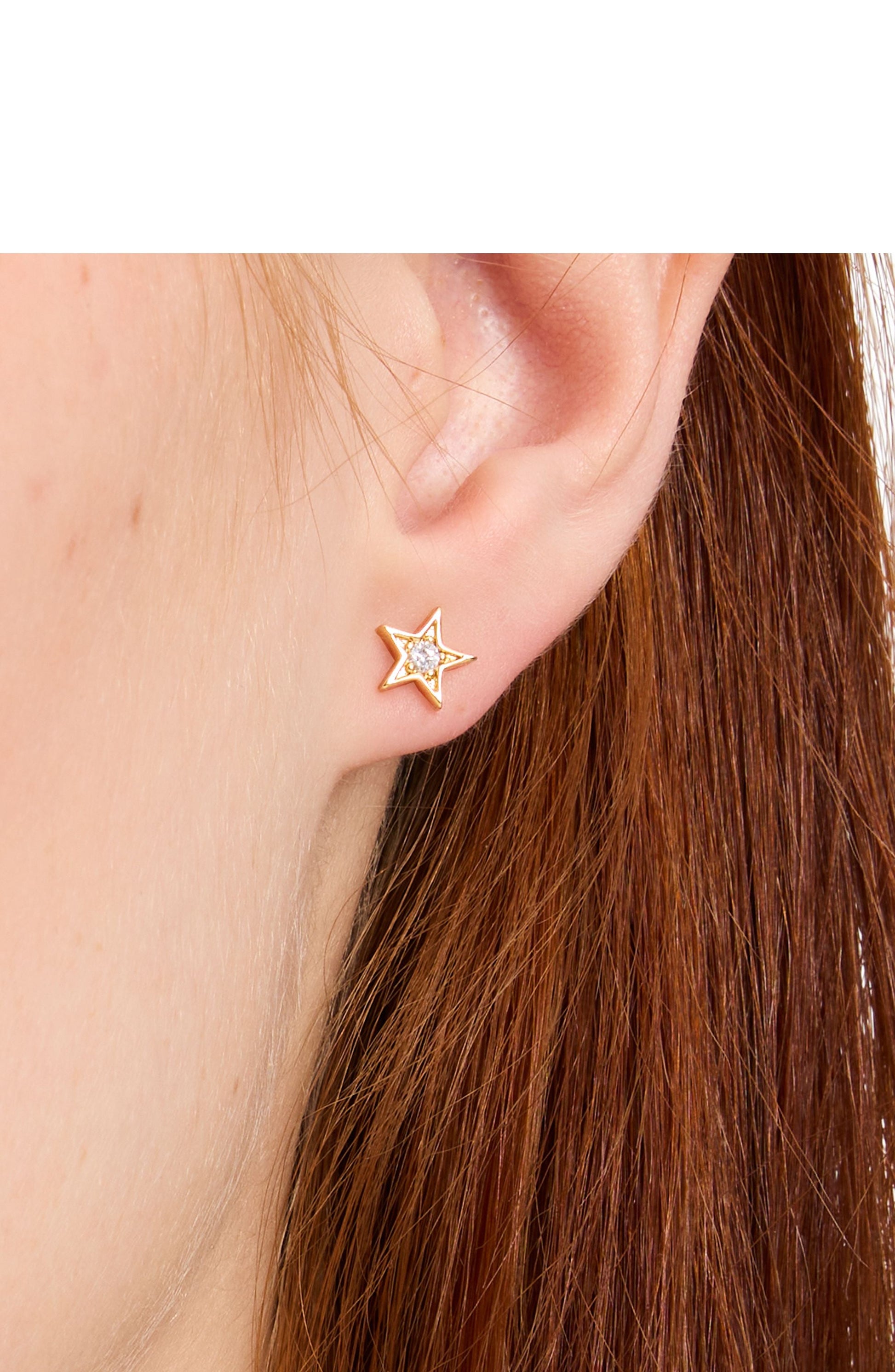 KG290-MINI STAR STUDS-Gold