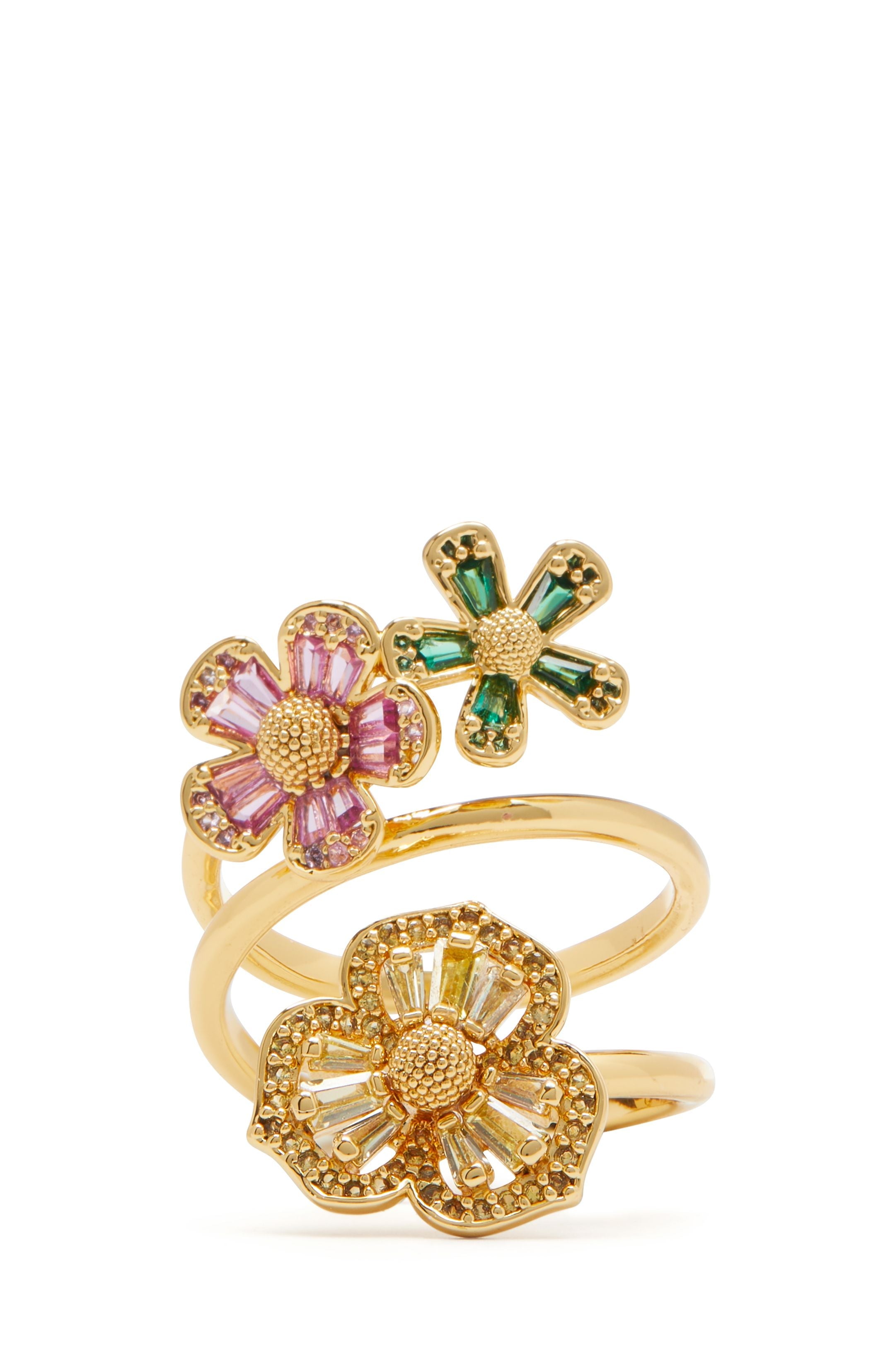 KG316-Fleurette Wrap Ring -Multi