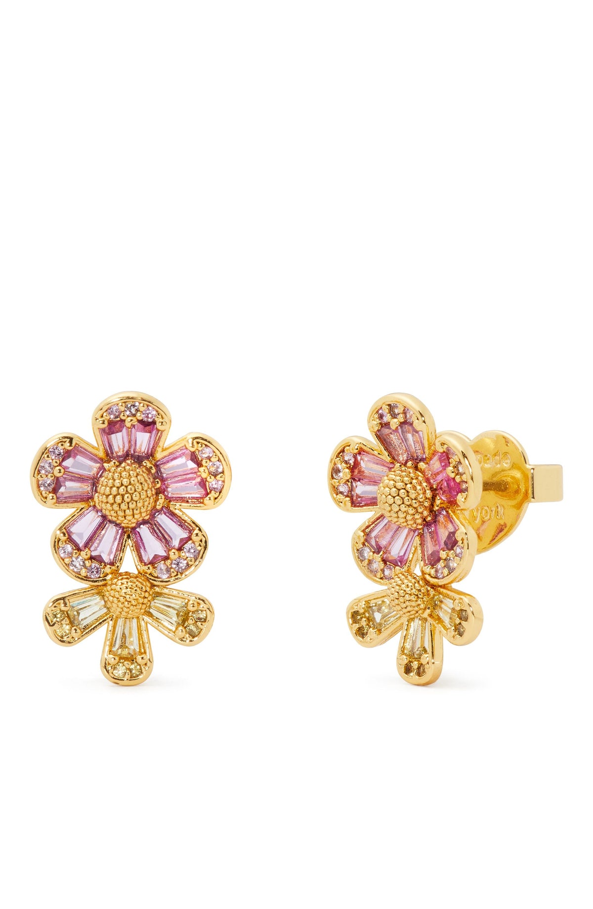 KG317-Fleurette Double Studs -Multi