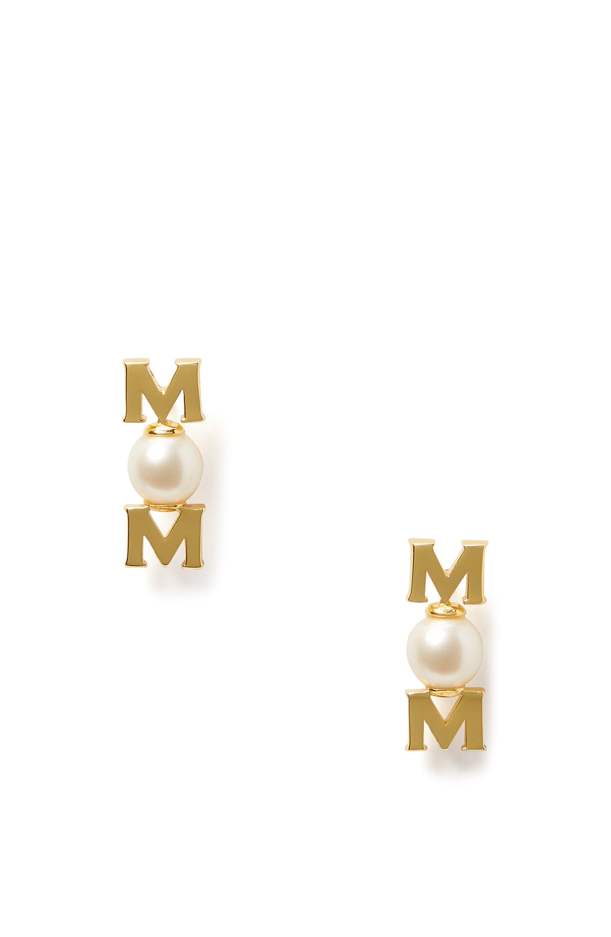 KG323_Love You, Mom Studs_Clear/Gold