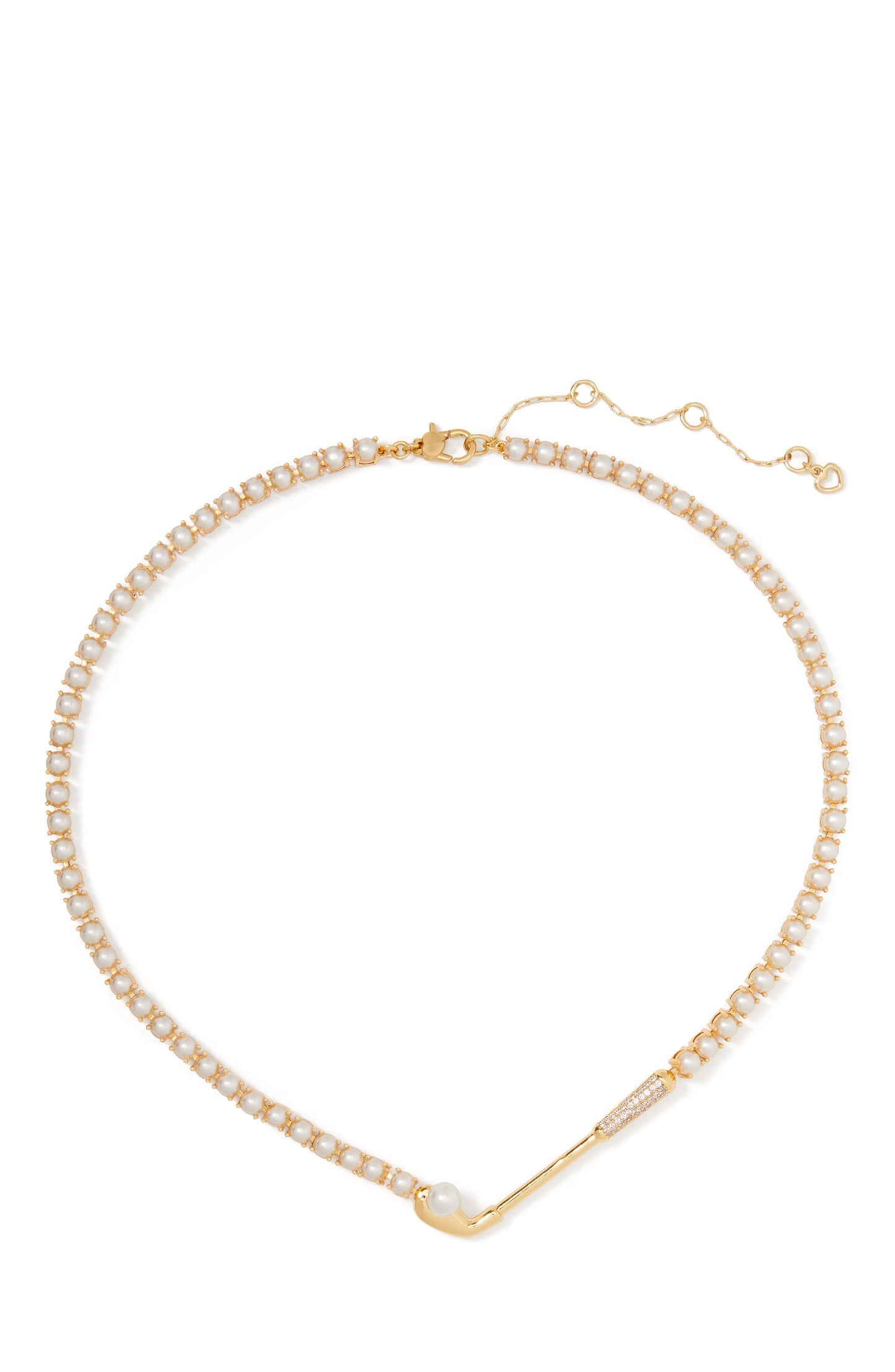 KG358-CLB TENNIS NECK-Cream/Gold