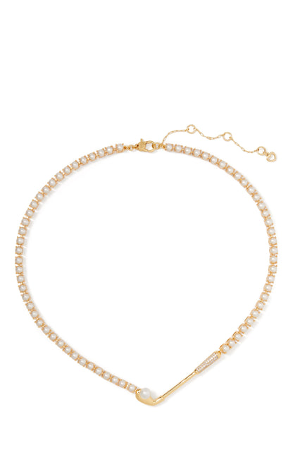 KG358-CLB TENNIS NECK-Cream/Gold