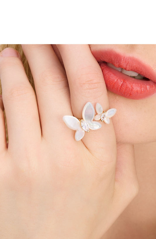 Social Butterfly Ring
