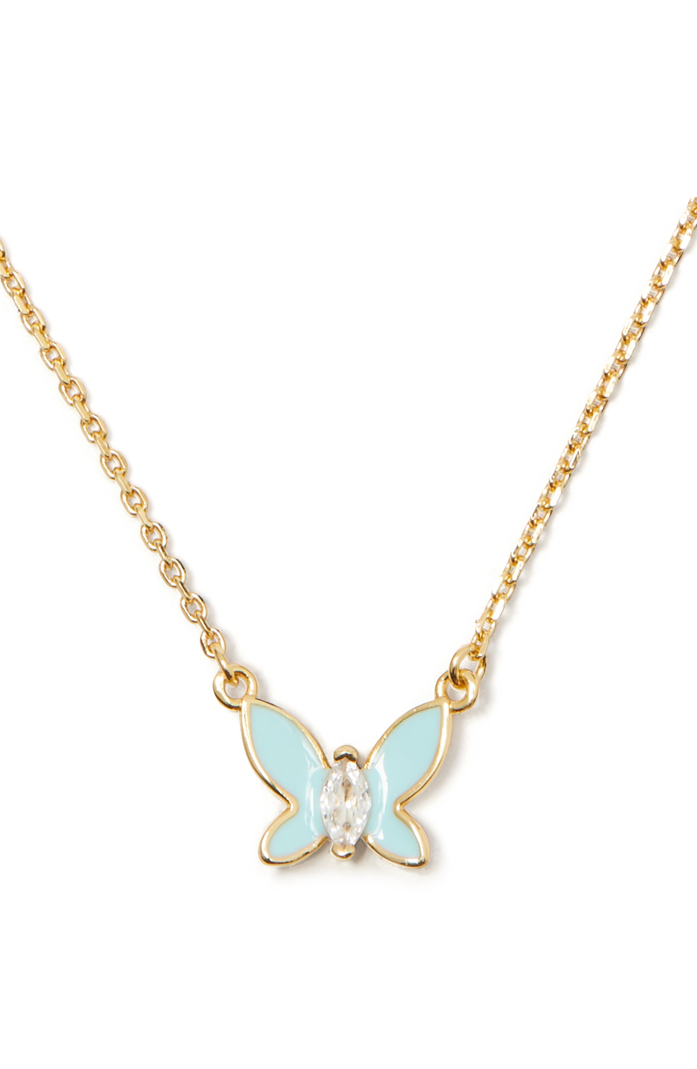 KG371-Social Butterfly Pendant -Turquoise