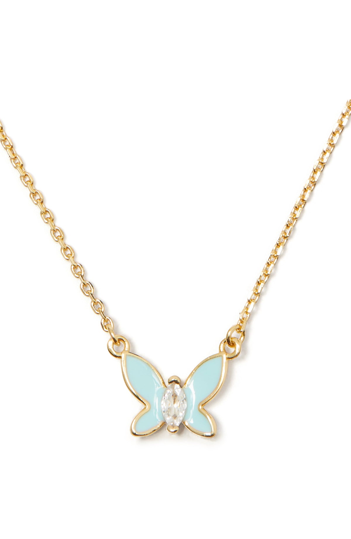 KG371-Social Butterfly Pendant -Turquoise