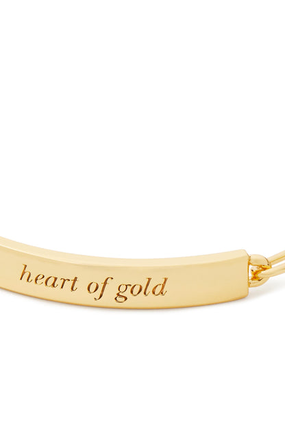 Heart of Gold ID Bracelet