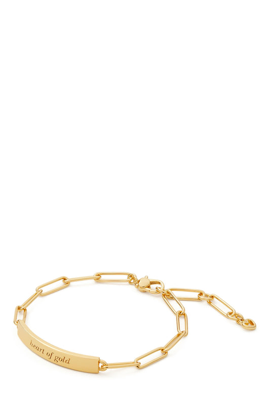Heart of Gold ID Bracelet