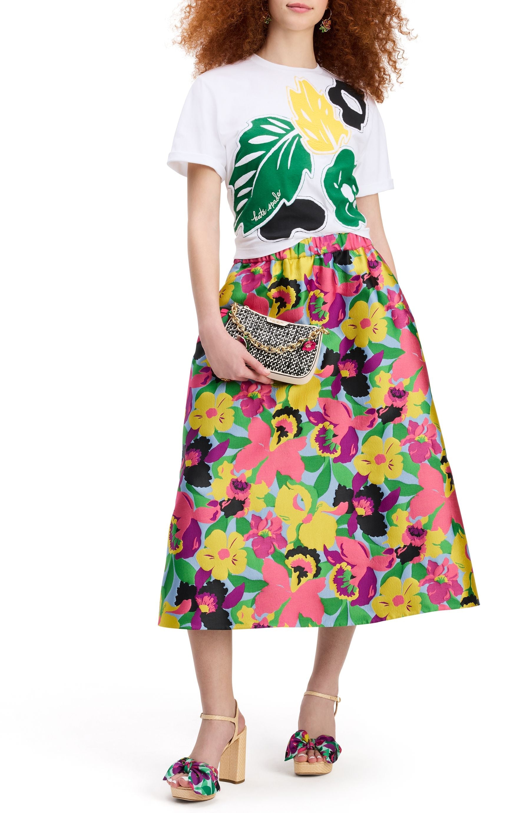 KG809-EMB FLORAL TEE-Fresh White